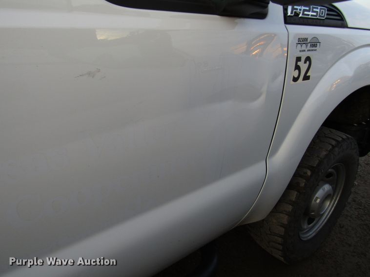 image for item DH8284 2013 Ford F250 Super Duty utility bed pickup truck