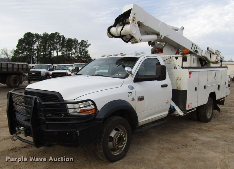 image for item DH8288 2012 Dodge Ram 5500 bucket truck