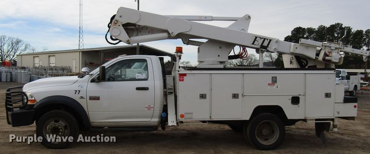 image for item DH8288 2012 Dodge Ram 5500 bucket truck