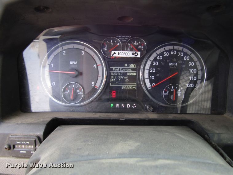 image for item DH8288 2012 Dodge Ram 5500 bucket truck