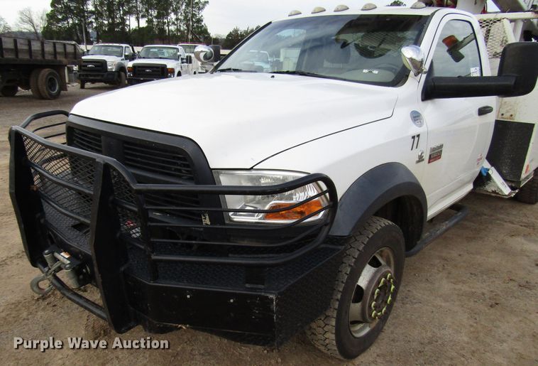 image for item DH8288 2012 Dodge Ram 5500 bucket truck