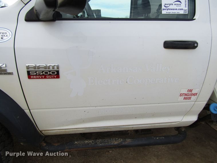 image for item DH8288 2012 Dodge Ram 5500 bucket truck