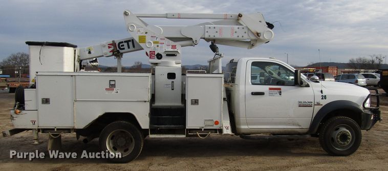 image for item DH8289 2014 Dodge Ram 5500 bucket truck