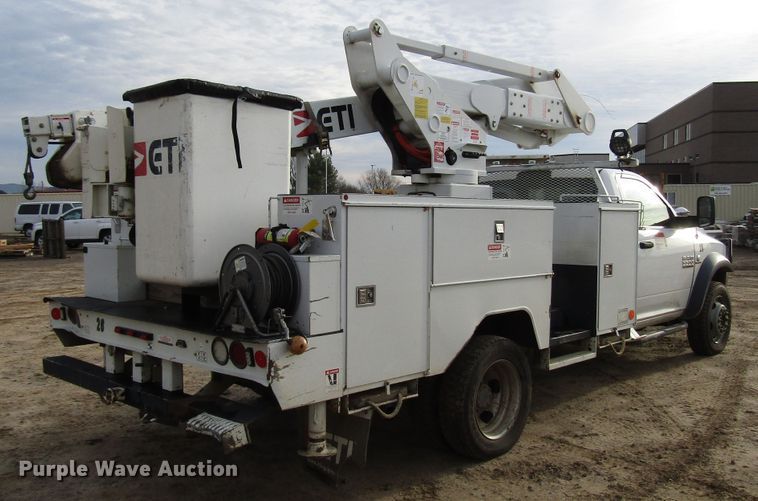 image for item DH8289 2014 Dodge Ram 5500 bucket truck