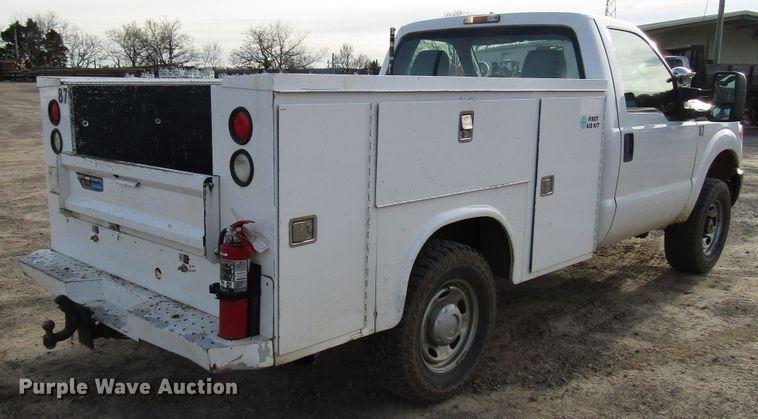 image for item DH8290 2012 Ford F250 Super Duty utility bed pickup truck