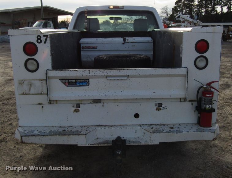 image for item DH8290 2012 Ford F250 Super Duty utility bed pickup truck