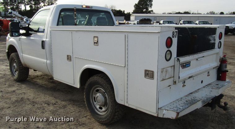 image for item DH8290 2012 Ford F250 Super Duty utility bed pickup truck