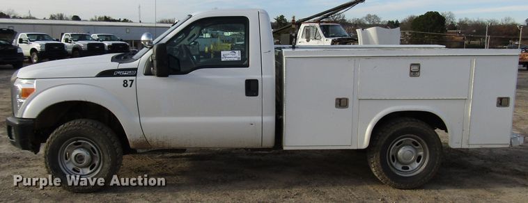 image for item DH8290 2012 Ford F250 Super Duty utility bed pickup truck
