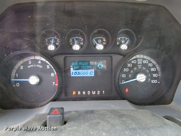 image for item DH8290 2012 Ford F250 Super Duty utility bed pickup truck