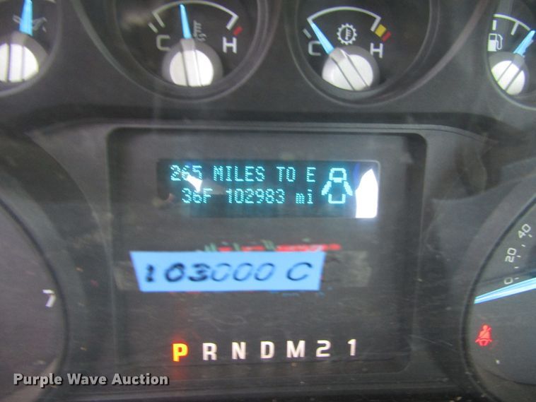 image for item DH8290 2012 Ford F250 Super Duty utility bed pickup truck