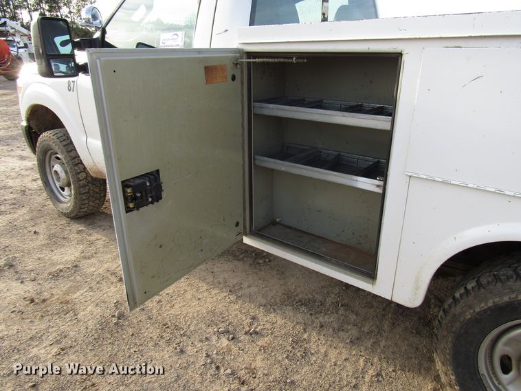 image for item DH8290 2012 Ford F250 Super Duty utility bed pickup truck