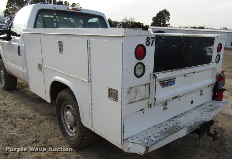 image for item DH8290 2012 Ford F250 Super Duty utility bed pickup truck
