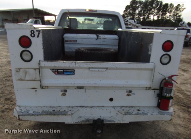 image for item DH8290 2012 Ford F250 Super Duty utility bed pickup truck