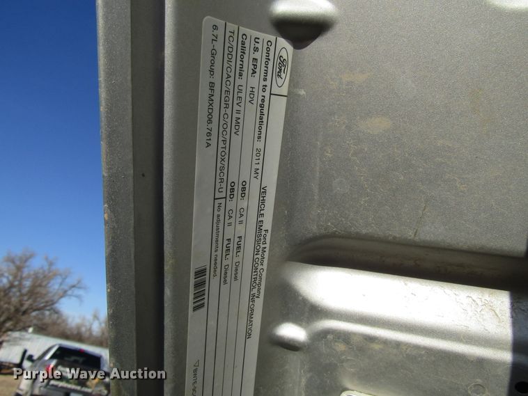 image for item DH8317 2011 Ford F250 Super Duty SuperCab pickup truck