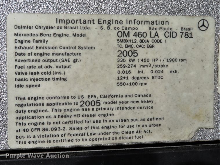 image for item DI2011 2006 Freightliner Business Class M2 dump truck