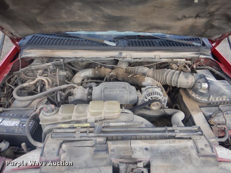 image for item DI2391 2000 Ford F350 Super Duty SuperCab flatbed pickup truck