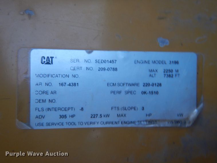 image for item DI2392 2003 Caterpillar 730 haul truck