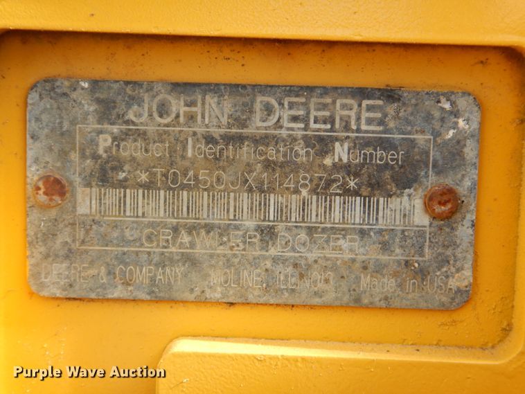 image for item DI2408 2005 John Deere 450J LGP dozer