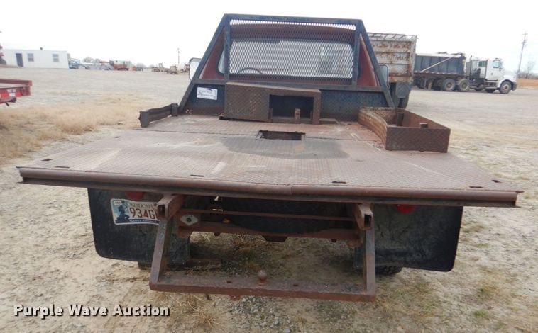 image for item DI2422 1982 Dodge W150 flatbed pickup truck