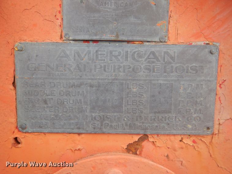 image for item DI2428 (2) American General Purpose hoists
