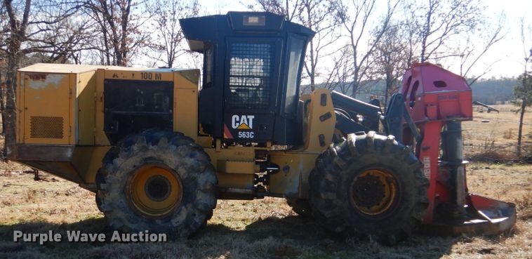 image for item DI2439 2012 Caterpillar 563C feller buncher