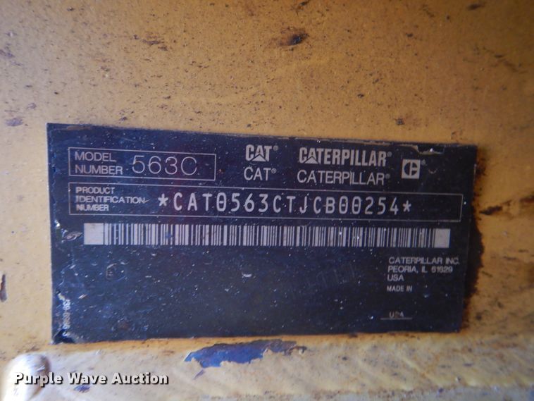 image for item DI2439 2012 Caterpillar 563C feller buncher