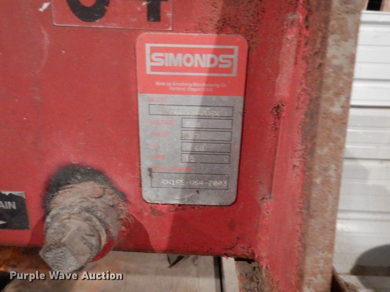 image for item DV9746 Simonds 4V3352V3X knife grinder