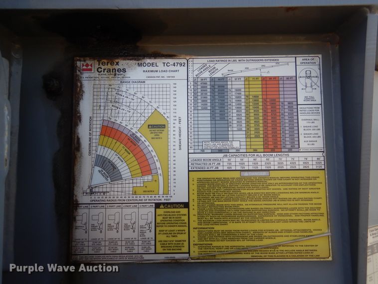 image for item EK9112 2000 Sterling L-Line crane truck