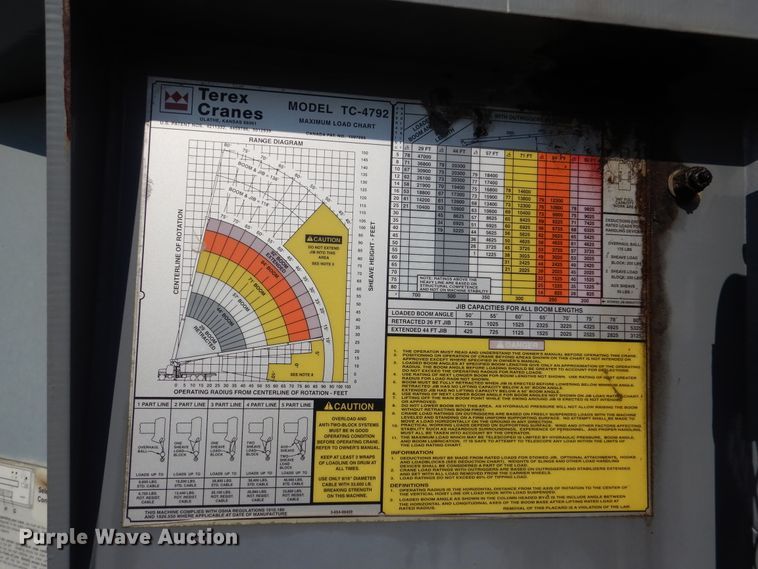 image for item EK9112 2000 Sterling L-Line crane truck