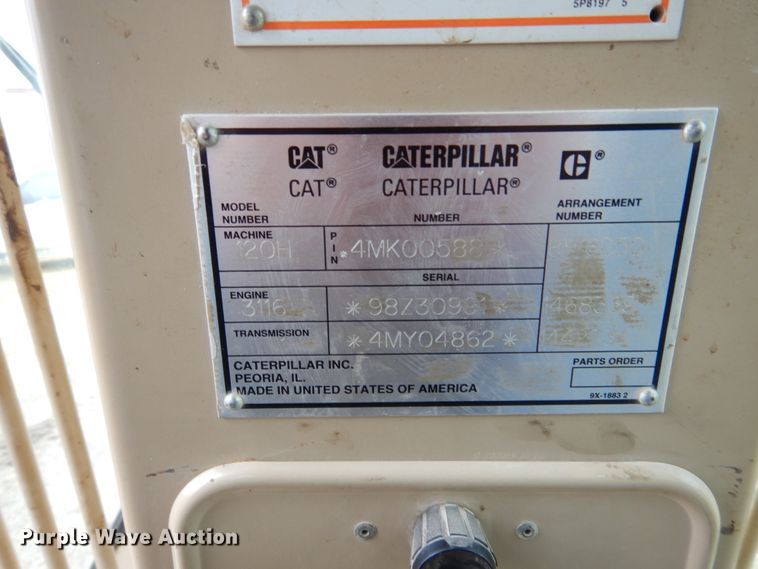 image for item EK9116 1998 Caterpillar 120H motor grader