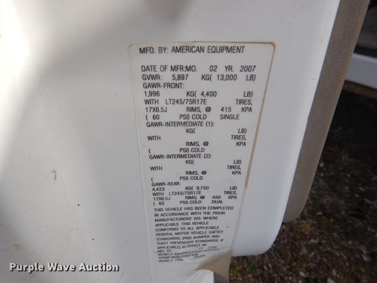 image for item EK9120 2007 Ford F350 Super Duty XL dump bed pickup truck