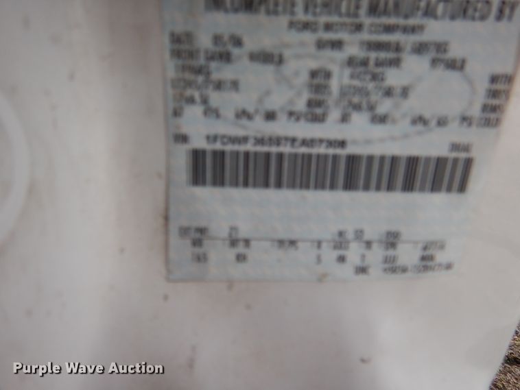 image for item EK9120 2007 Ford F350 Super Duty XL dump bed pickup truck