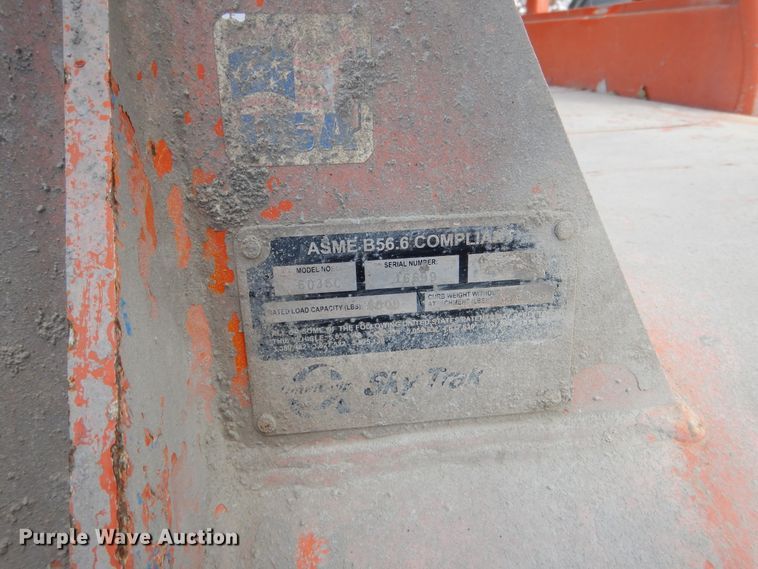 image for item EK9121 2002 Sky Trak 6036 telehandler