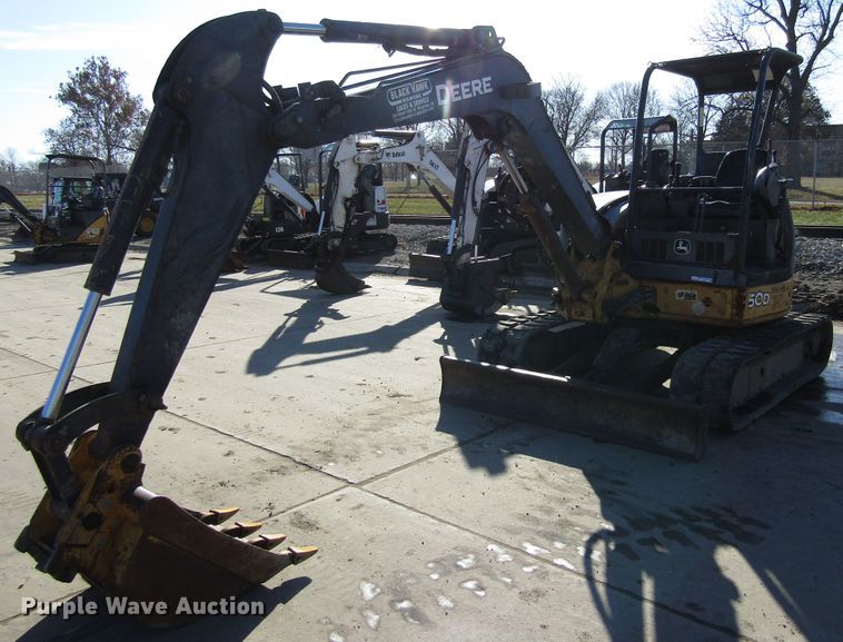 image for item FD9314 2006 John Deere 50D mini excavator