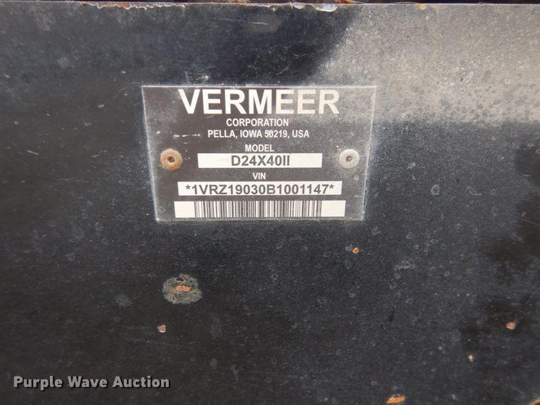 image for item FU9022 2011 Vermeer D24X40 Series 2 directional boring unit