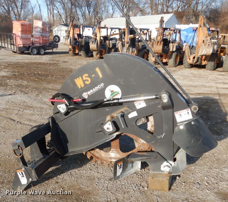 image for item FU9042 Bradco RS18 skid steer rock saw