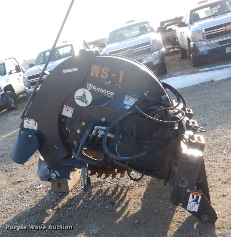 image for item FU9042 Bradco RS18 skid steer rock saw