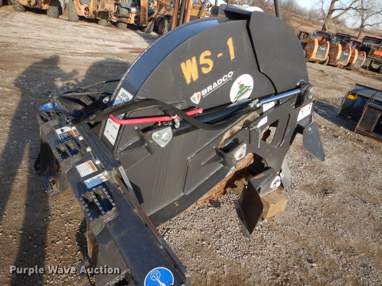 image for item FU9042 Bradco RS18 skid steer rock saw