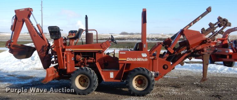 image for item FU9051 1995 Ditch Witch 5110 trencher