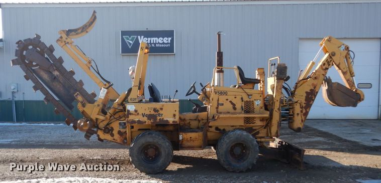 image for item FU9052 2000 Vermeer V5800 trencher