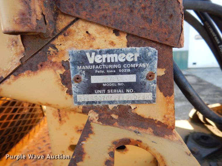 image for item FU9052 2000 Vermeer V5800 trencher