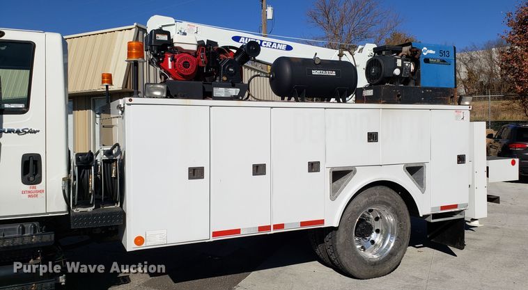 image for item FW9571 2013 International 4300 service truck with crane