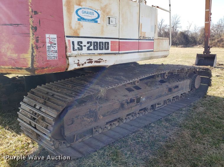 image for item GA9321 1981 Link Belt LS-2800 long reach excavator