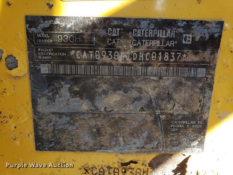 image for item GA9323 2010 Caterpillar 930H wheel loader
