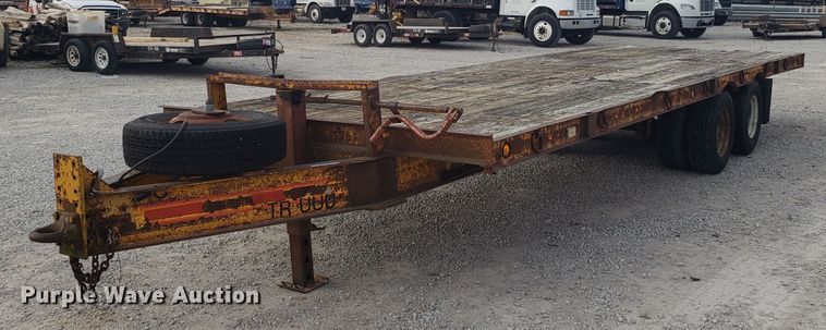 image for item GA9352 1985 CZ Engineering CZ20KT equipment trailer