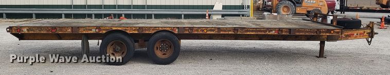 image for item GA9352 1985 CZ Engineering CZ20KT equipment trailer