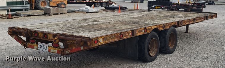 image for item GA9352 1985 CZ Engineering CZ20KT equipment trailer