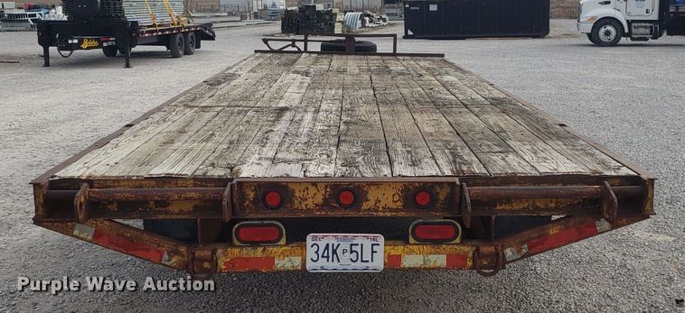 image for item GA9352 1985 CZ Engineering CZ20KT equipment trailer