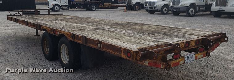 image for item GA9352 1985 CZ Engineering CZ20KT equipment trailer