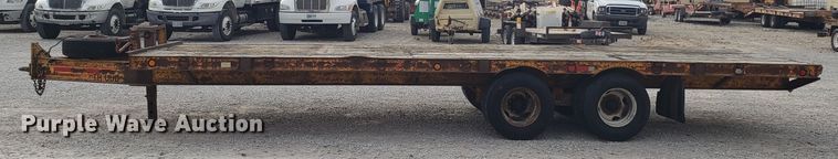 image for item GA9352 1985 CZ Engineering CZ20KT equipment trailer